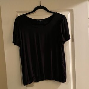 Express Classic Black Short Sleeve Top